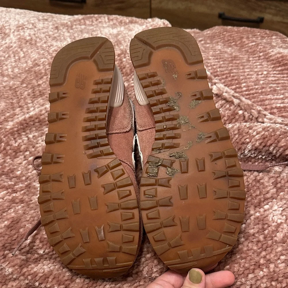 New Balance Women's Sneakers - Brown and White - Picture 3 of 3